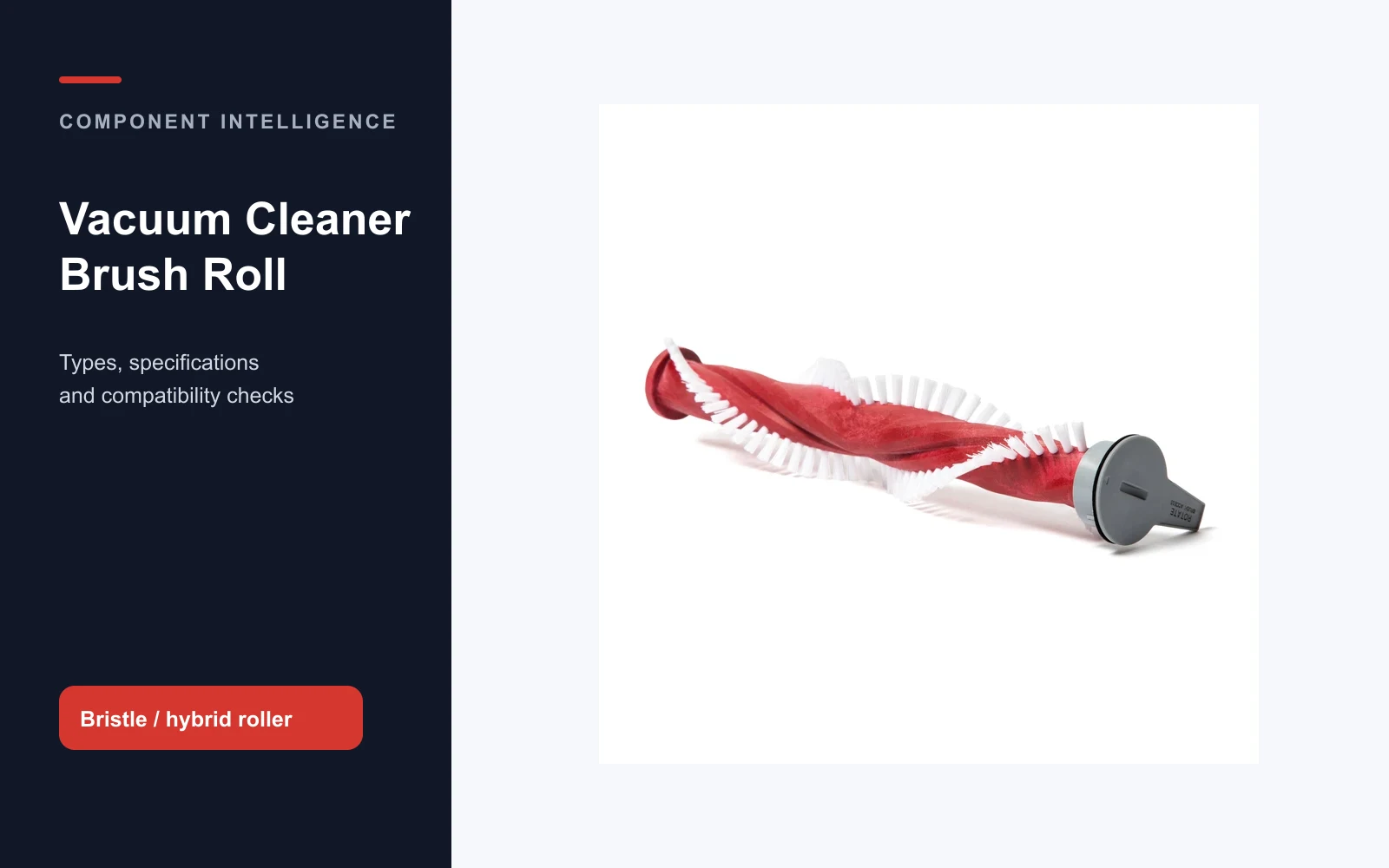 Hoover multi-surface bristle brush roll