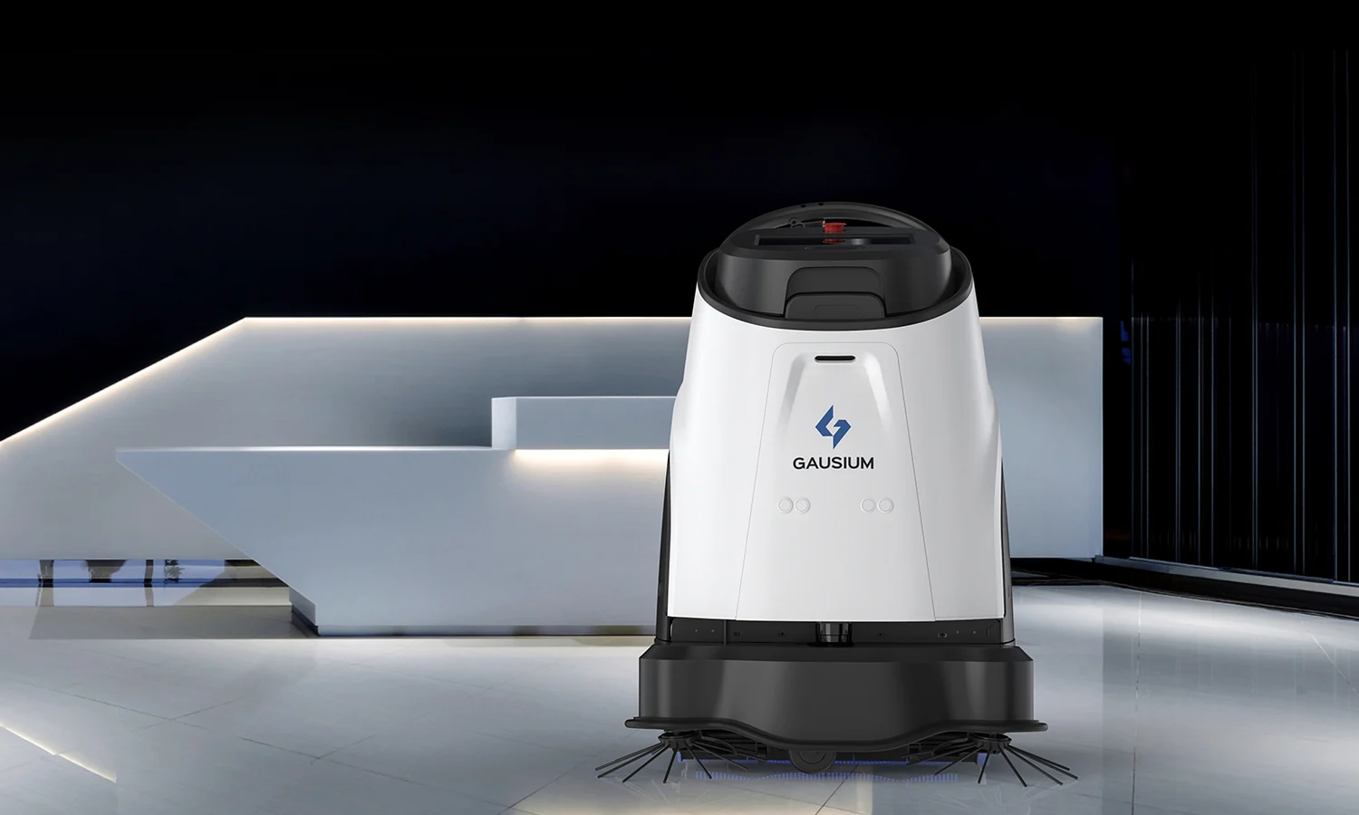 Gausium Vacuum 40 in a commercial interior