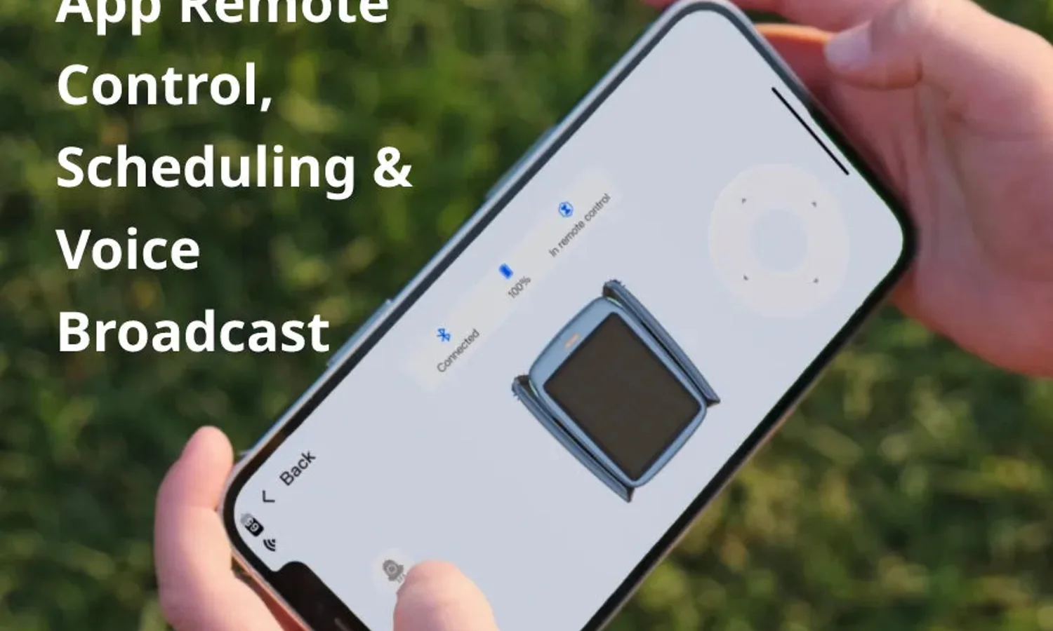Beatbot app remote-control screen for an iSkim Ultra robotic pool skimmer