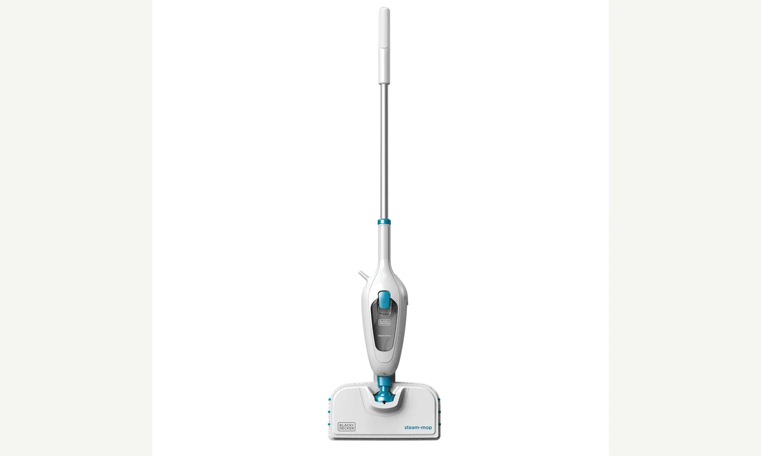 BLACK+DECKER HSM13E1 steam mop on a white background