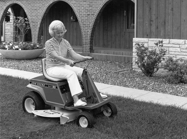The John Deere 110 lawn and garden tractor, introduced in 1963.