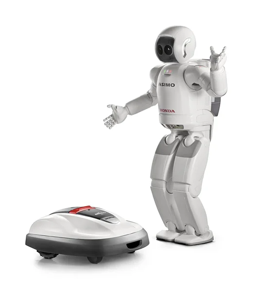 Honda pictured Miimo alongside ASIMO in its 2012 launch material.