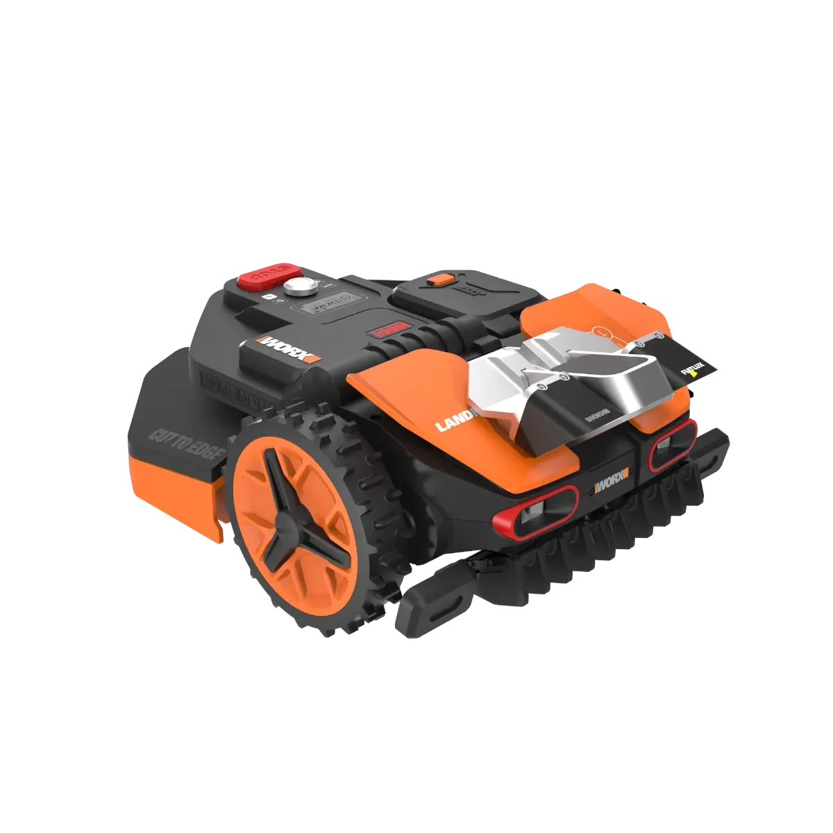 WORX Landroid Vision, representing the camera-based route to lawn-boundary recognition.