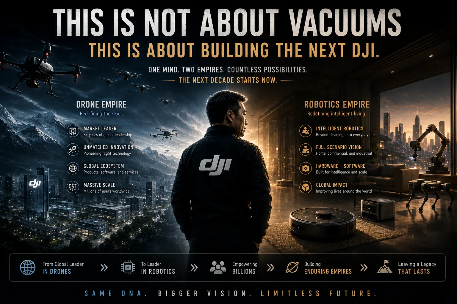 DJI robot vacuum learning speed and industry pressure