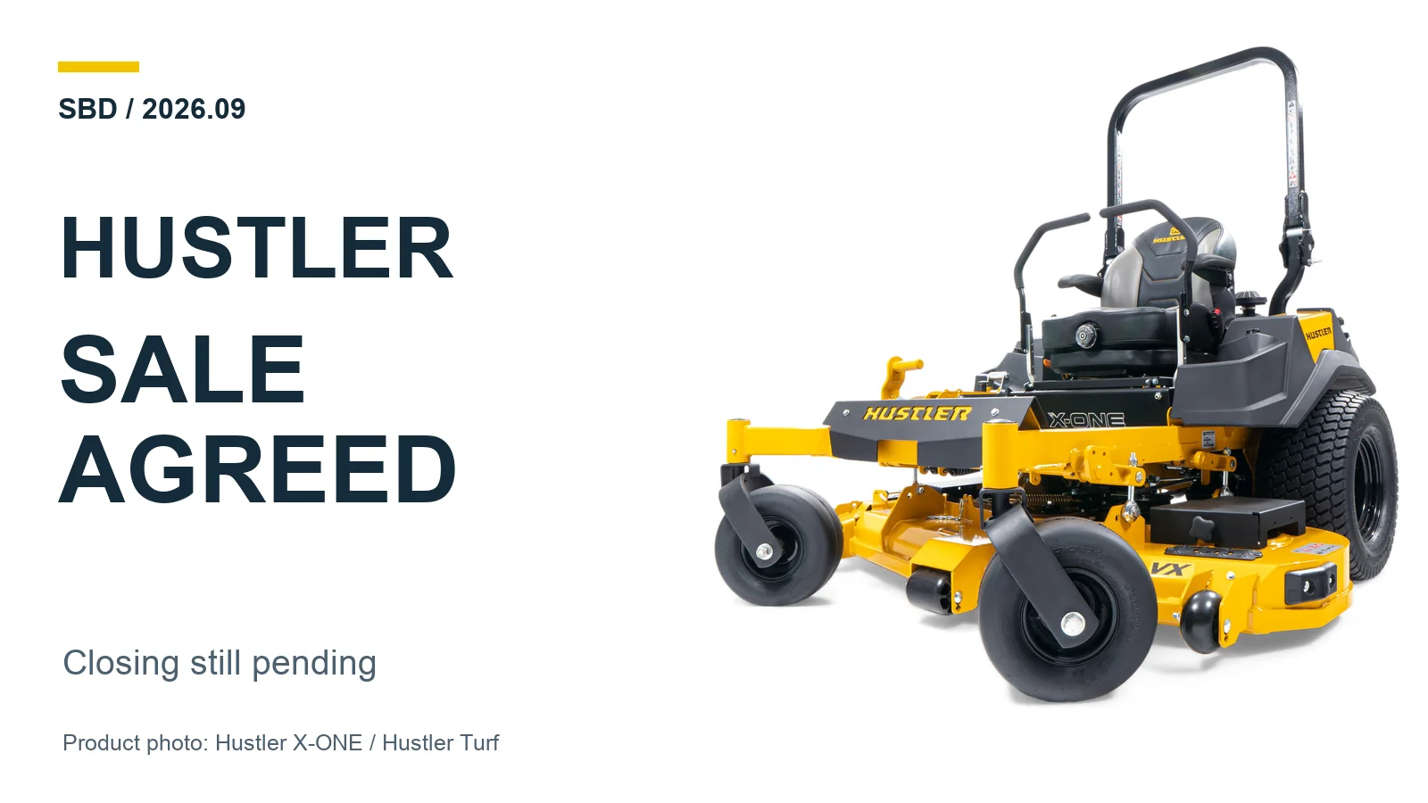 Stanley Black & Decker Plans to Sell Hustler. What Changed in Its Outdoor Electrification Strategy? cover