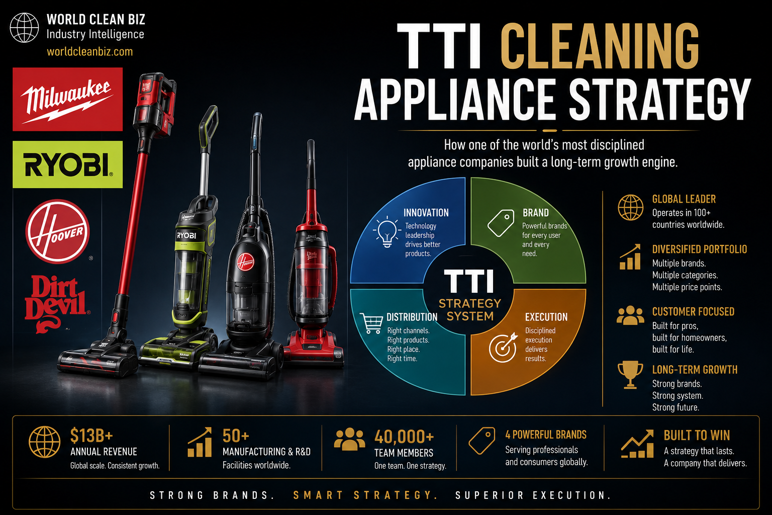 TTI’s Cleaning Appliance Strategy