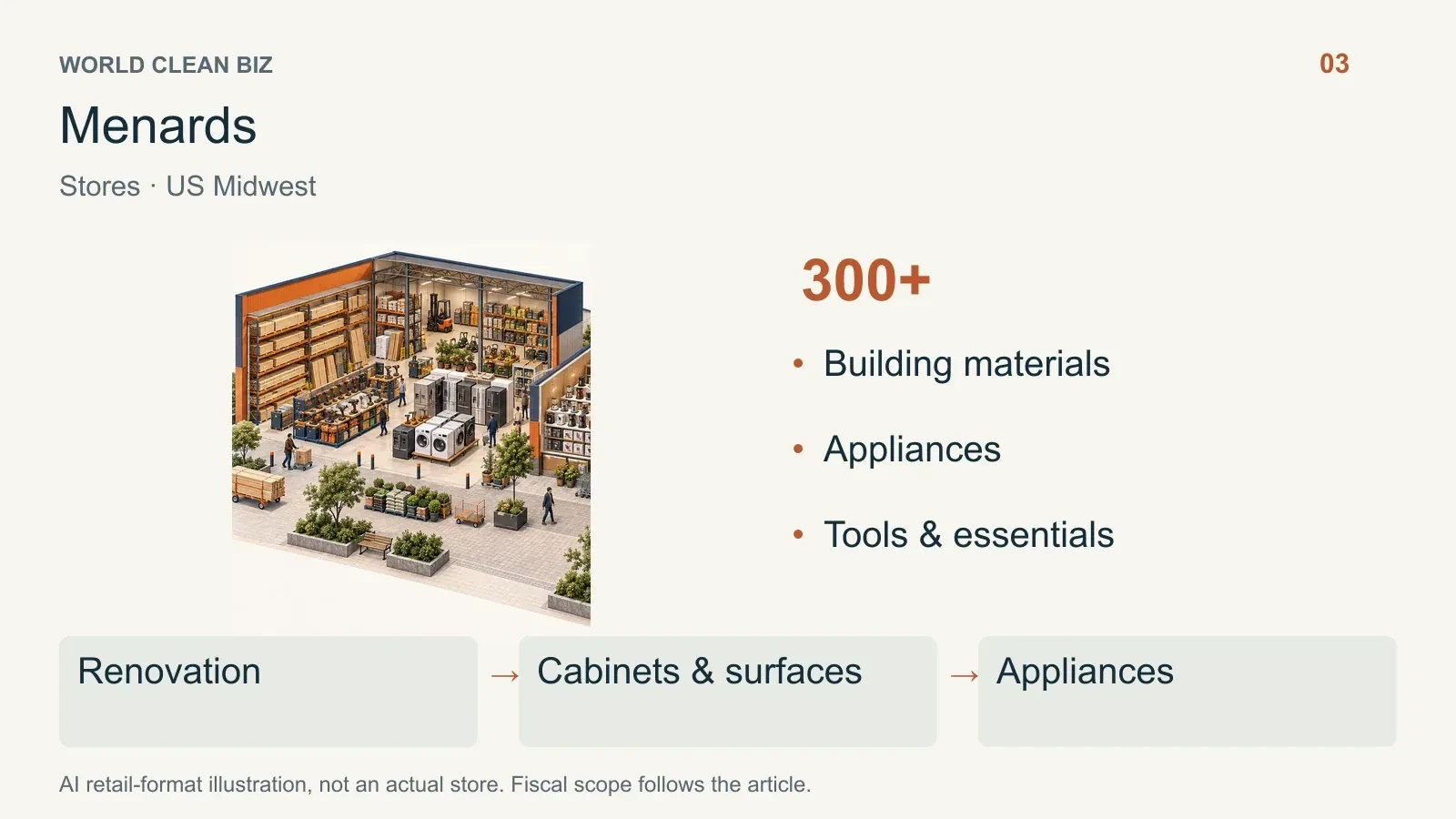 Retail format and channel relationships: 04. AI conceptual illustration, not a real store photograph.