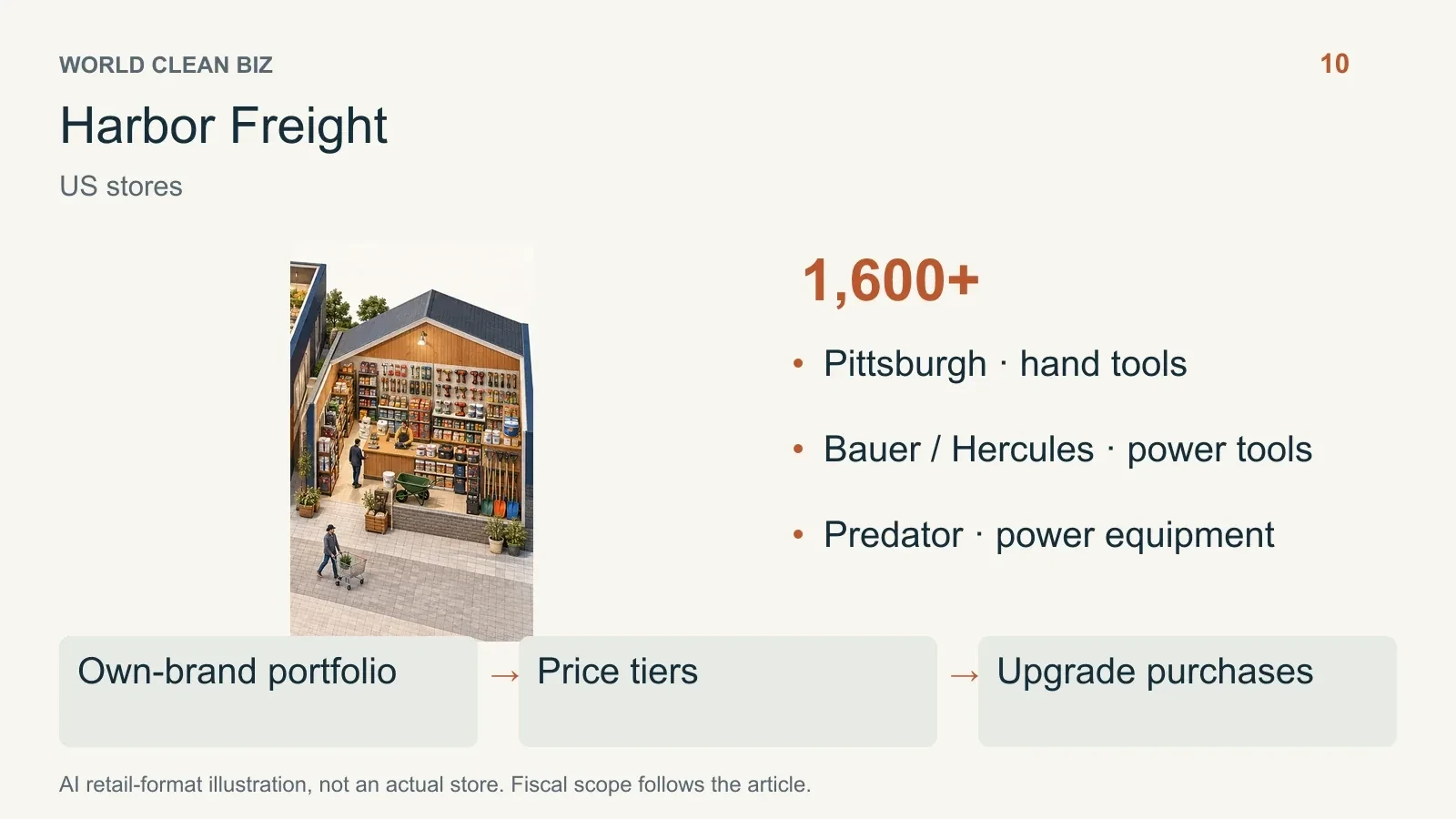 Retail format and channel relationships: 11. AI conceptual illustration, not a real store photograph.