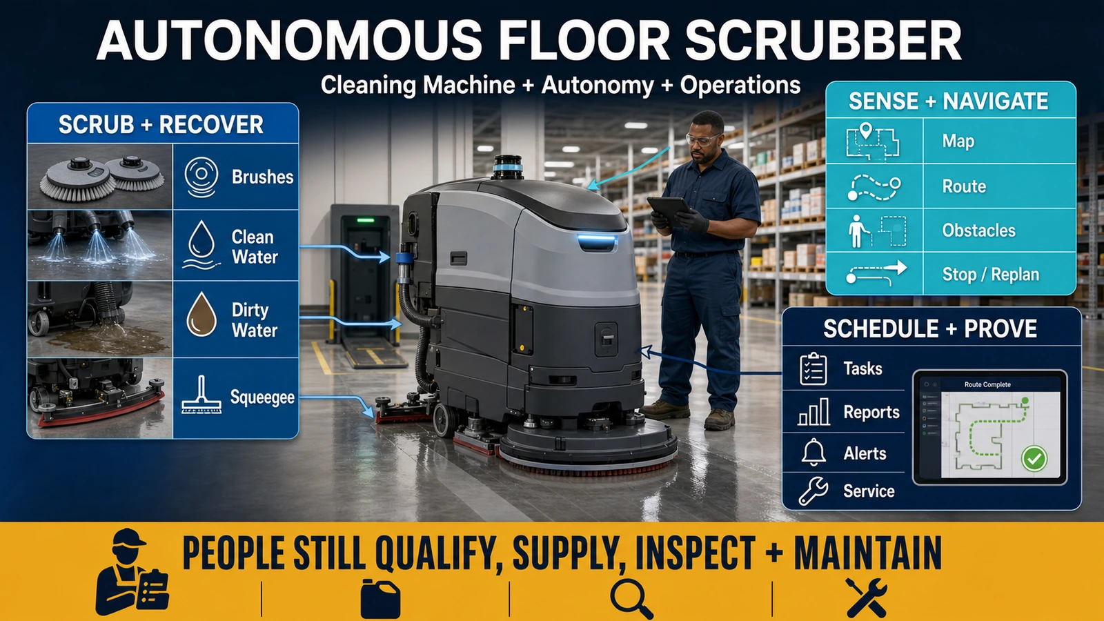 What Is an Autonomous Floor Scrubber? How Commercial Cleaning Robots Work