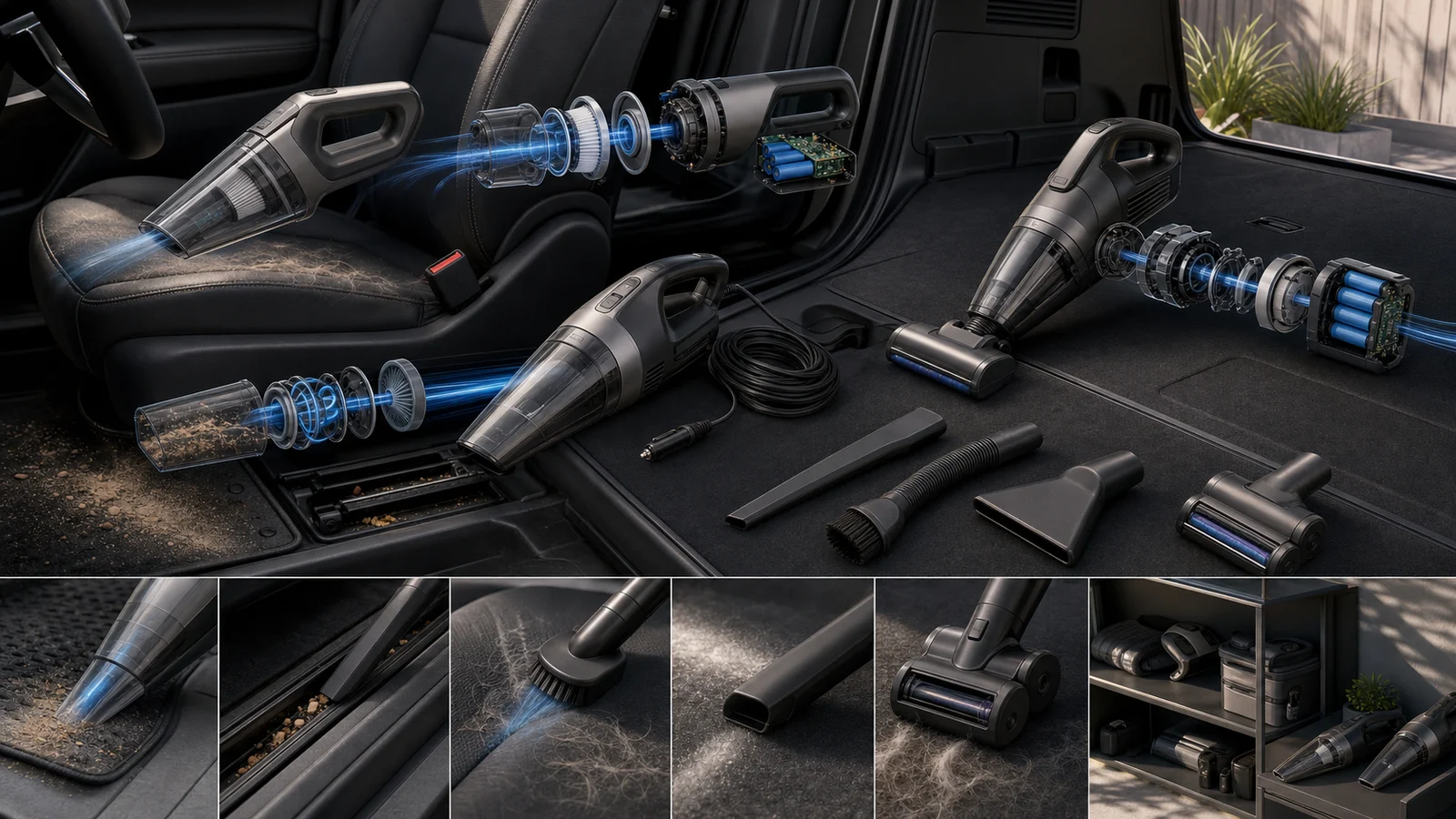 Car Vacuum Cleaner Buying Guide: Suction, Battery, Filtration, Accessories and Safety guide cover
