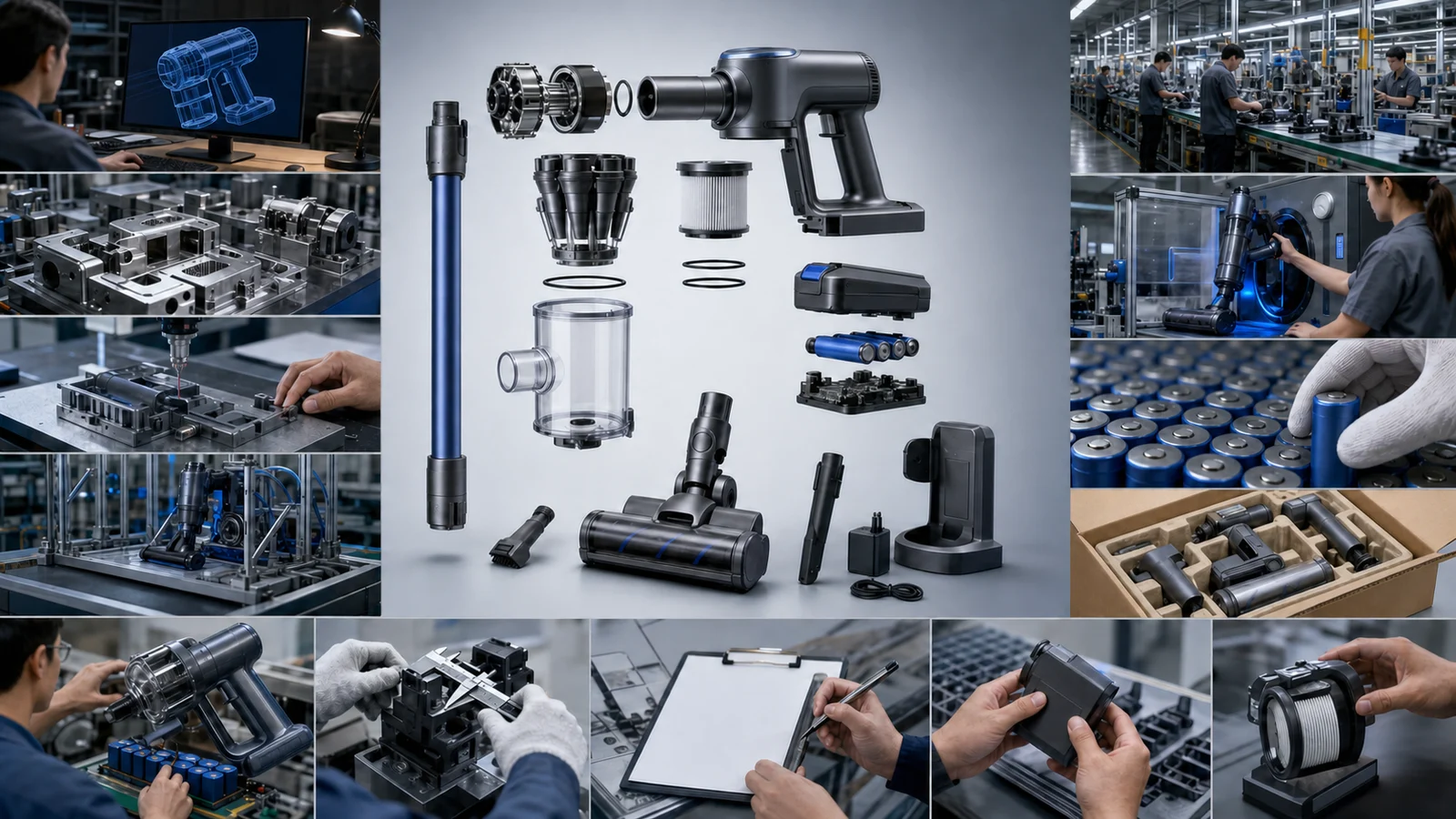 Cordless Vacuum Cleaner OEM/ODM Guide: Motors, Batteries, Filtration, Tooling and Supplier Audit guide cover