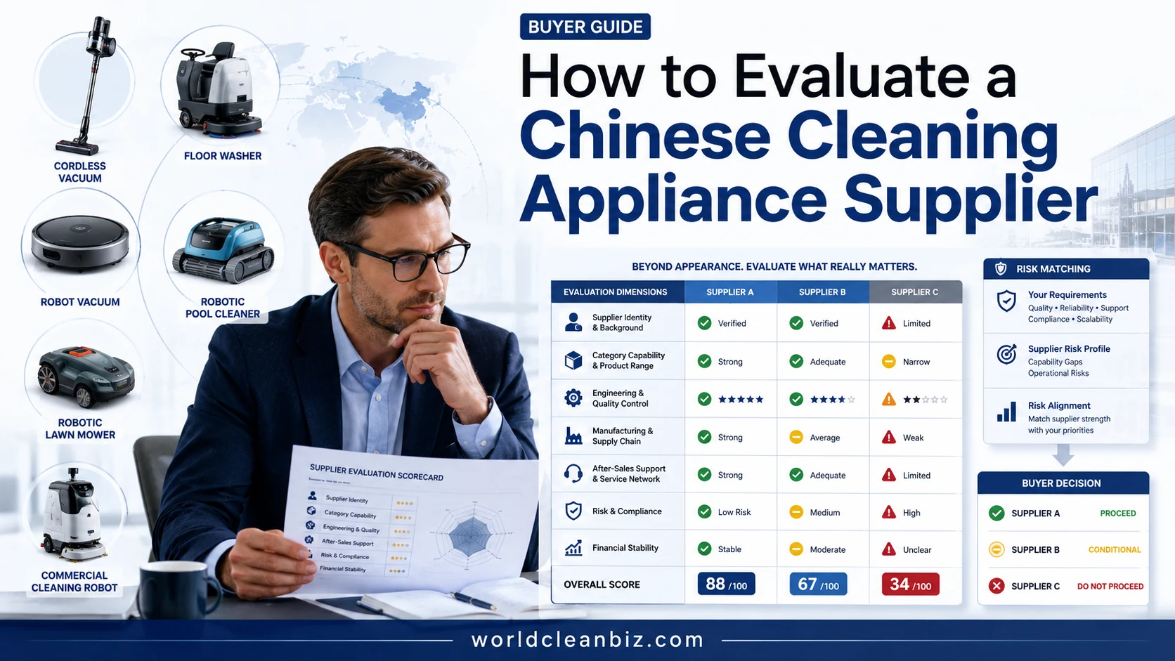How to evaluate a Chinese cleaning appliance supplier
