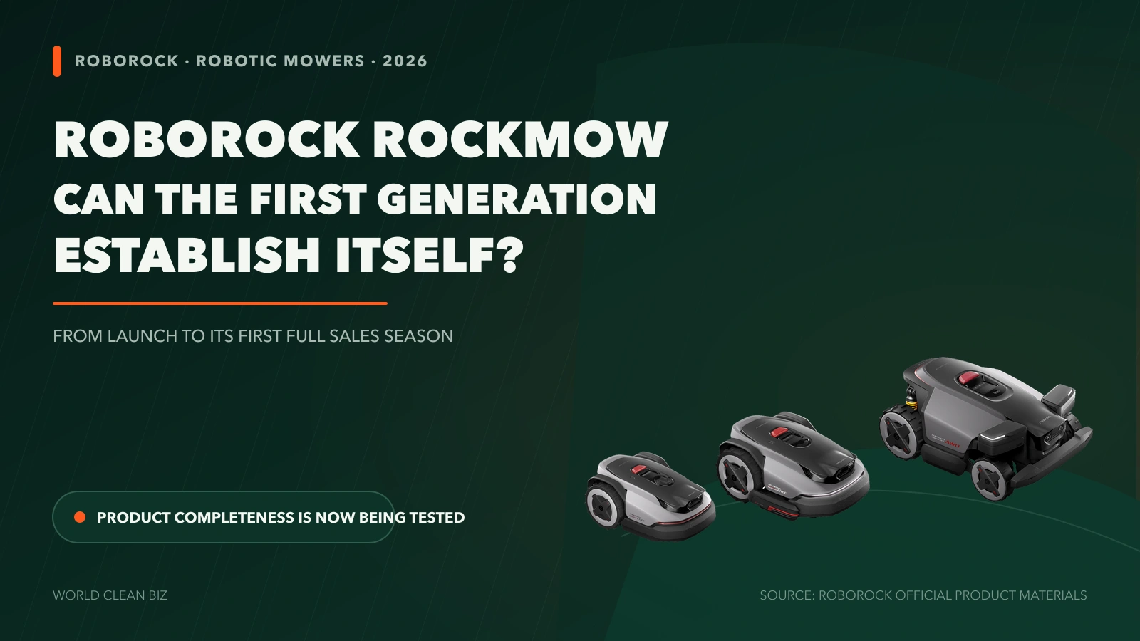 Can Roborock's First-Generation RockMow Establish Itself in the Robotic Mower Market?