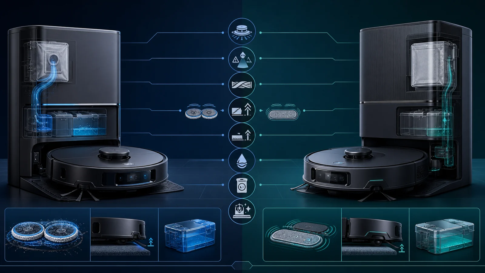 Roborock vs Dreame Robot Vacuums: Navigation, Docks, Mopping, Hair and Support guide cover