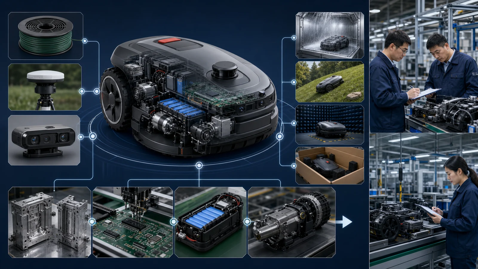 Robot Lawn Mower OEM/ODM Guide: Navigation, Tooling, Validation and Supplier Audit