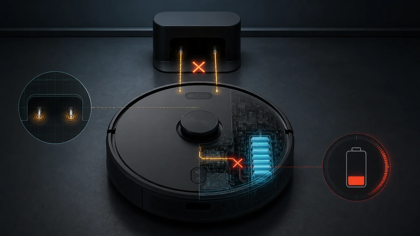 Robot Vacuum Not Charging? Dock, Contacts, Battery and Power Checks