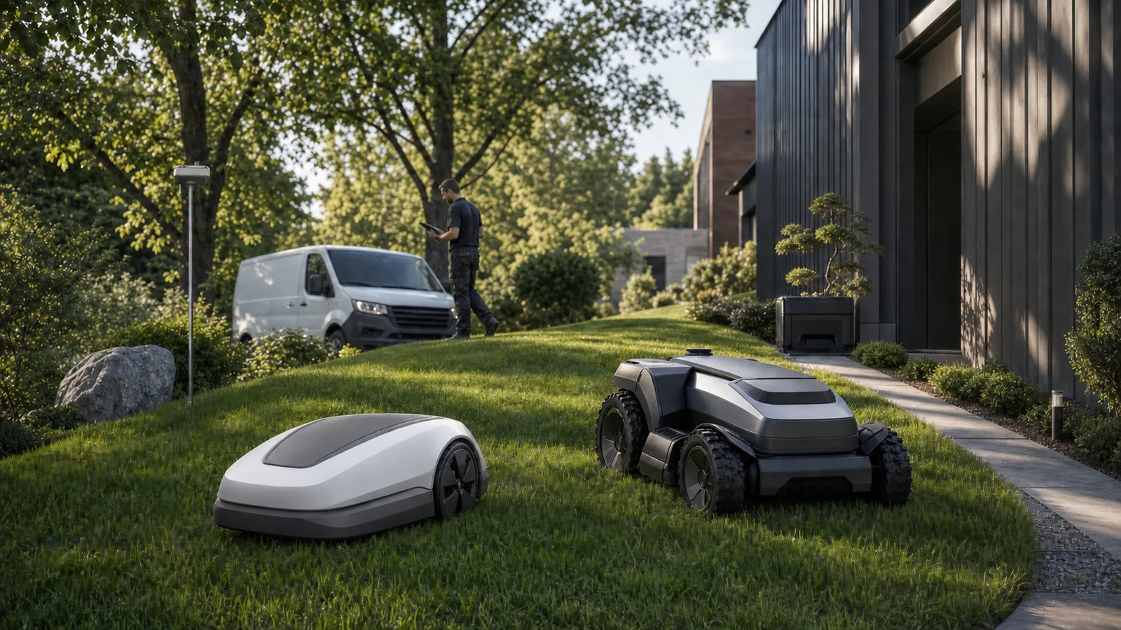 Segway Navimow vs Husqvarna Automower: Navigation, Slopes, Installation and Dealer Support guide cover