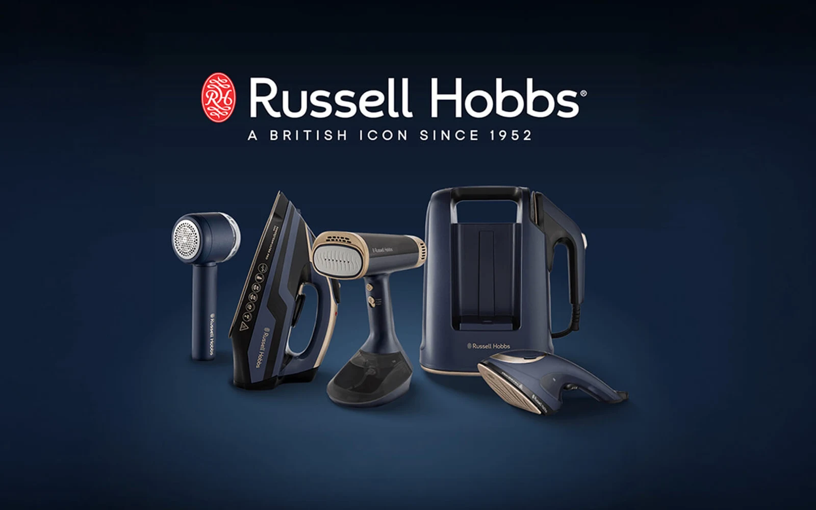 Russell Hobbs Midnight Collection fabric-care appliances