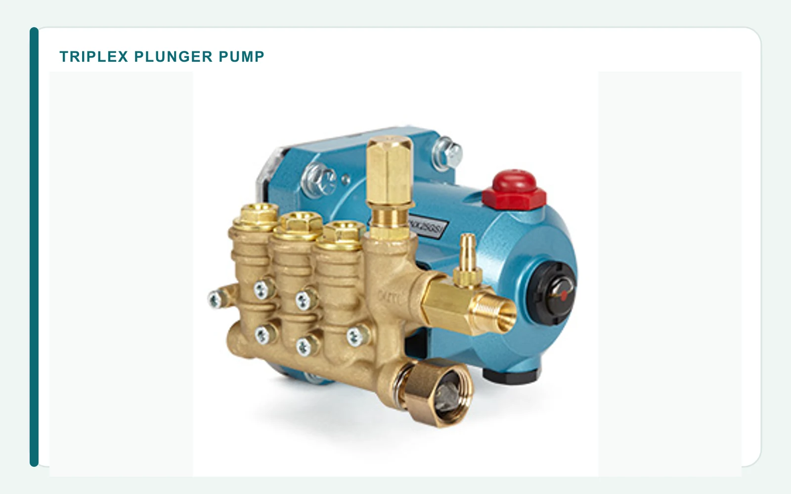 Cat Pumps 4DNX25GSI direct-drive triplex plunger pump
