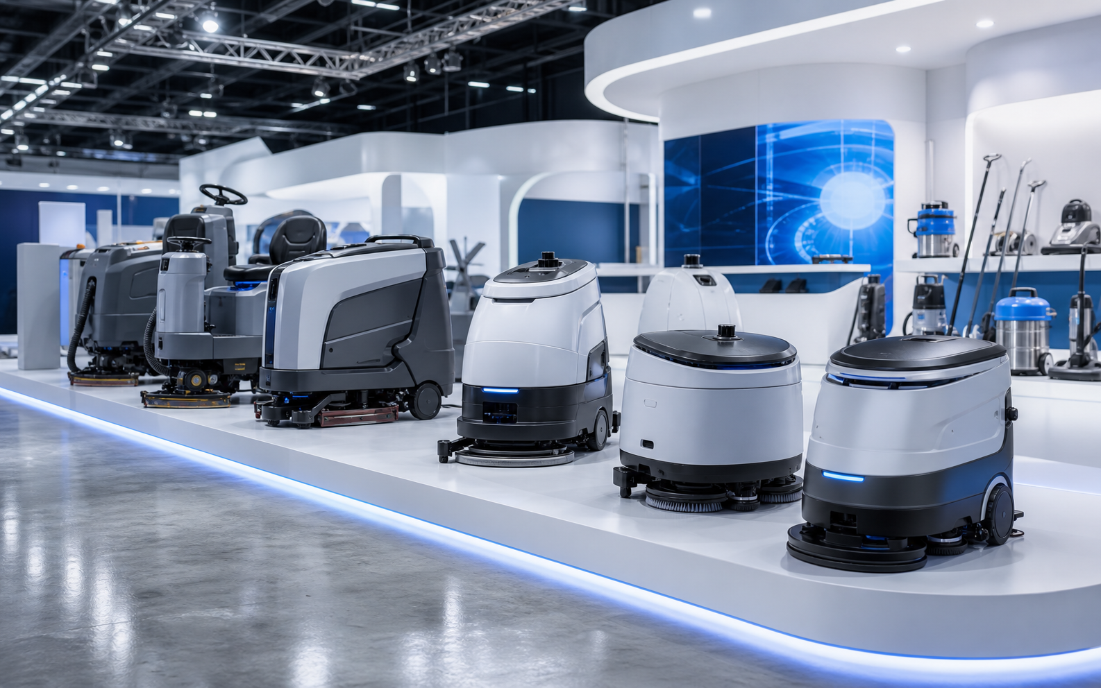 Commercial cleaning equipment category