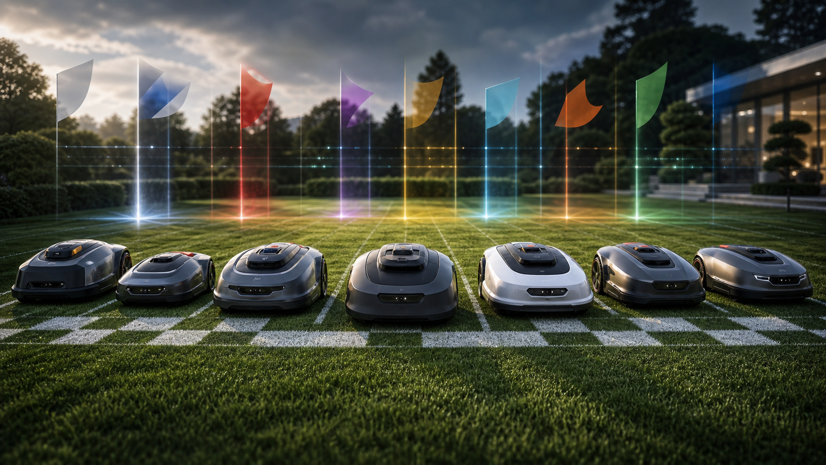 Robot lawn mower player groups