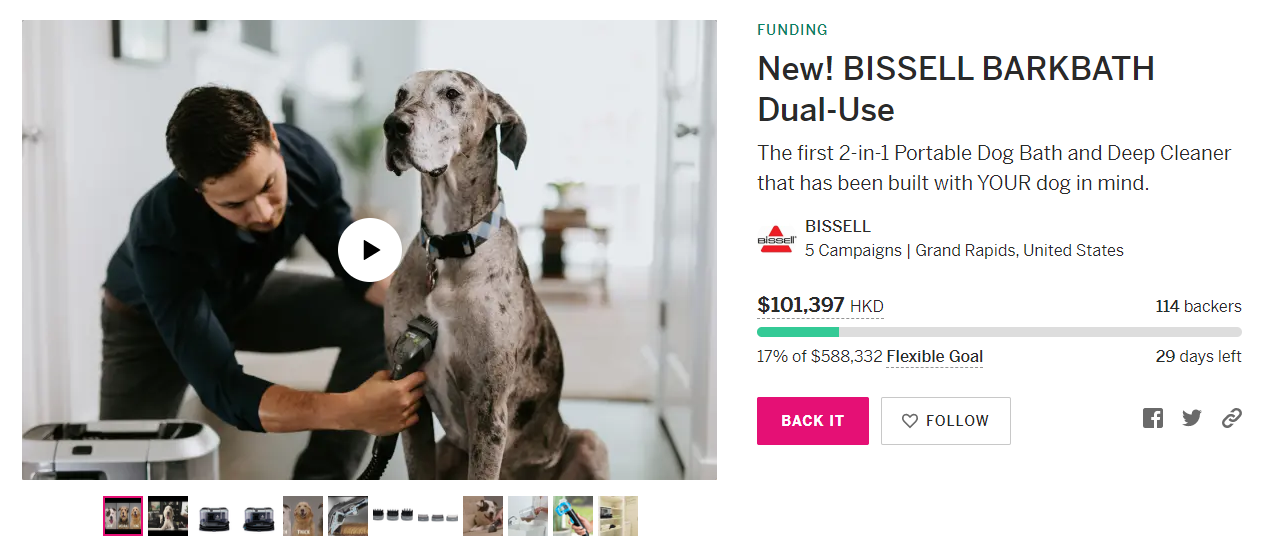 Bissell’s BarkBath Pet Vacuum Cleaner image 2