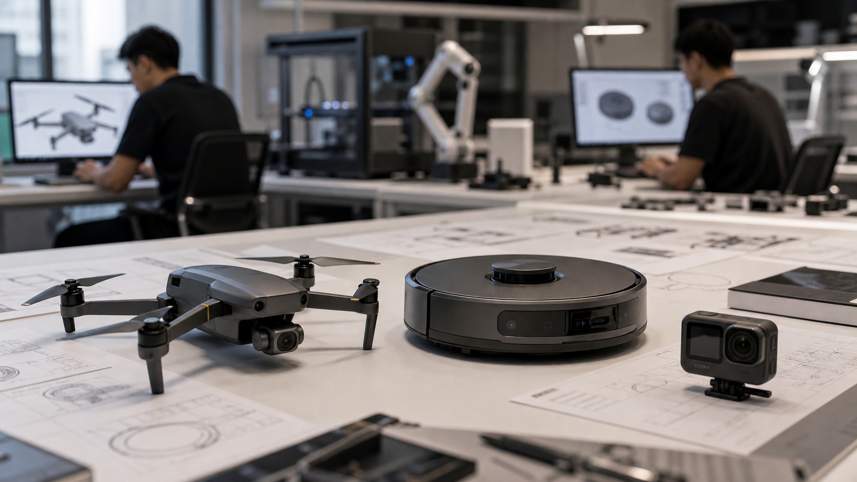 DJI Goes to the Ground, Dreame and Insta360 Go to the Sky