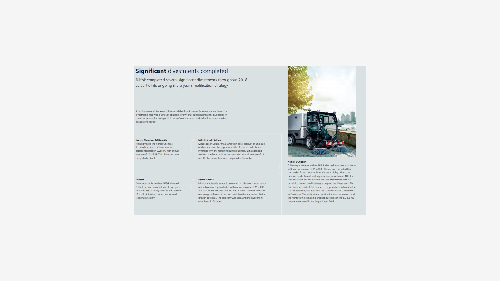 Nilfisk’s 2018 Annual Report and the Structure of Commercial Cleaning image 3