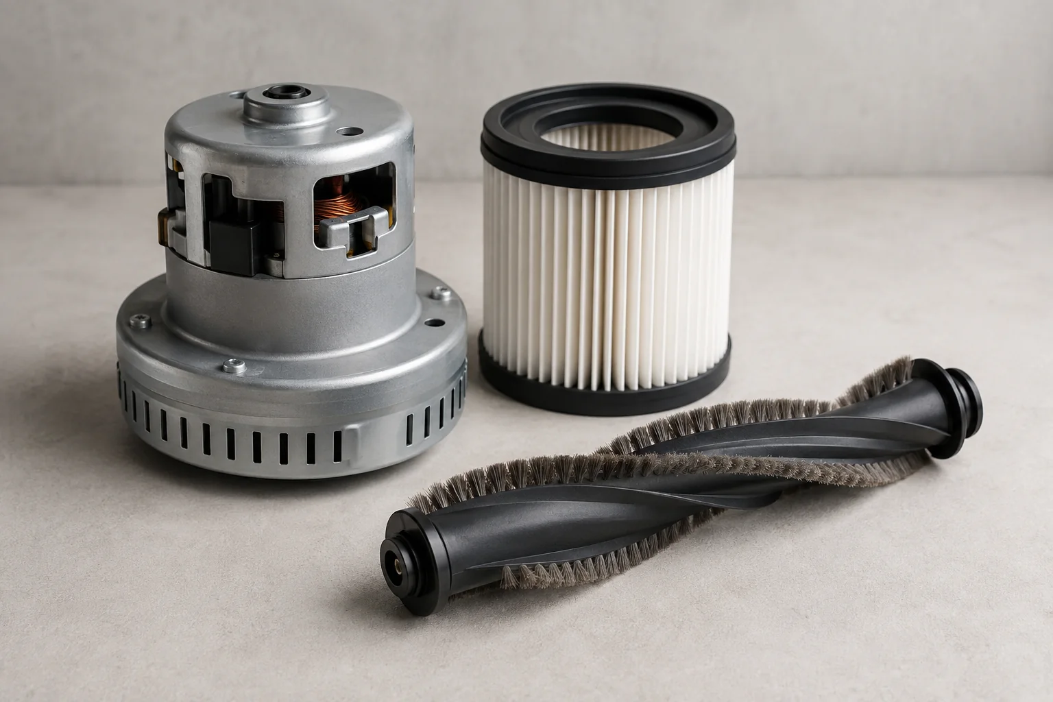 Cleaning appliance components and accessories